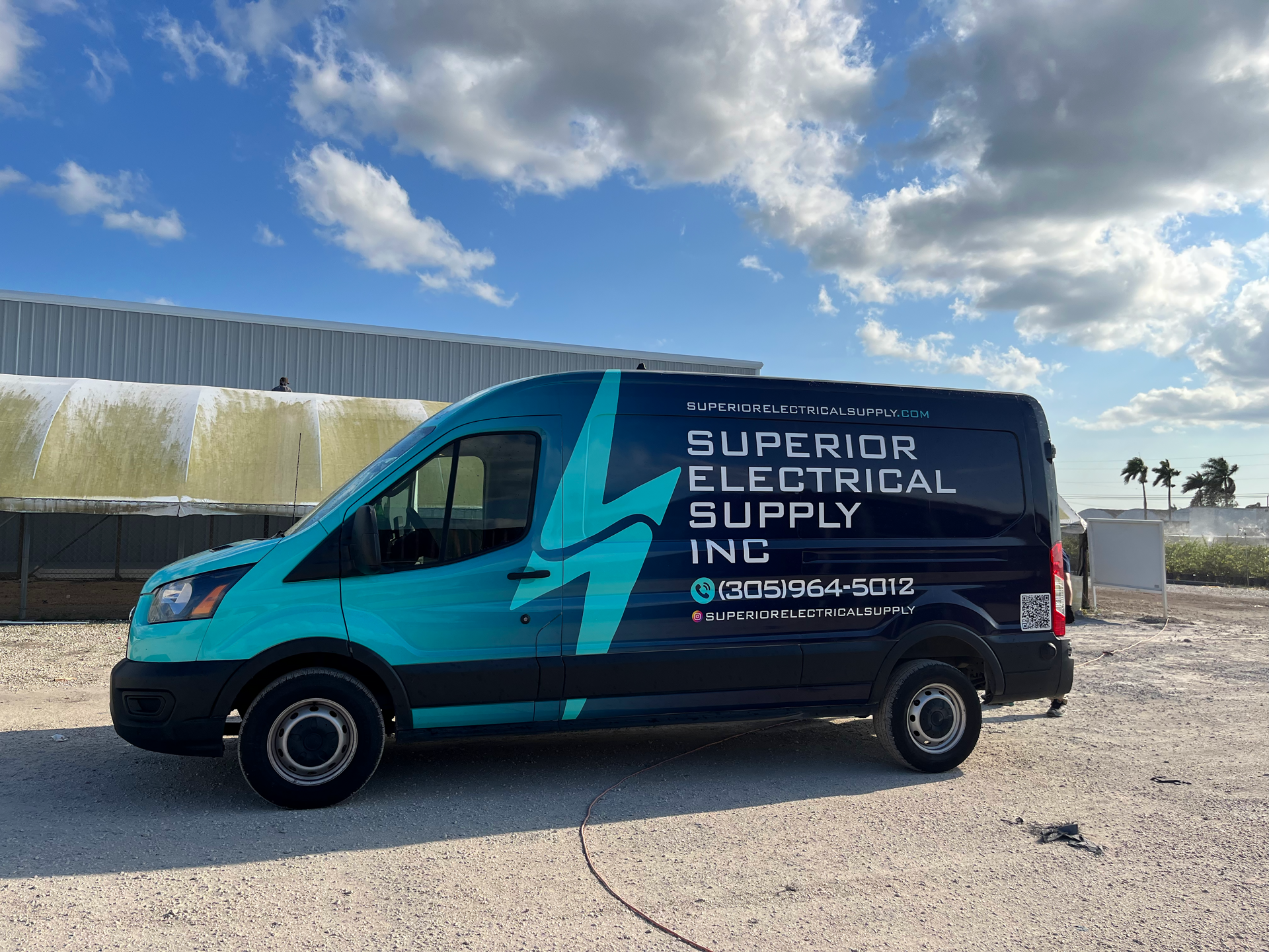 Superior Electrical Supply delivering agricultural electrical supplies to farms in Miami Florida commercial farming industrial electrical contractor South Florida